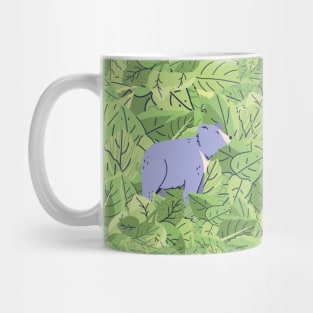 Bear in Leaves Mug